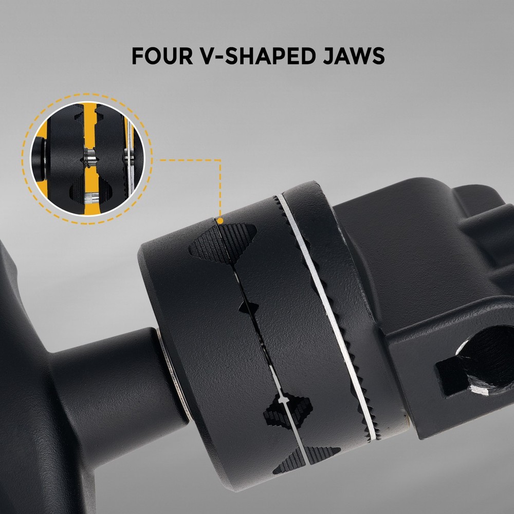 Flashpoint Grip Head for Lights and Accessories, Black