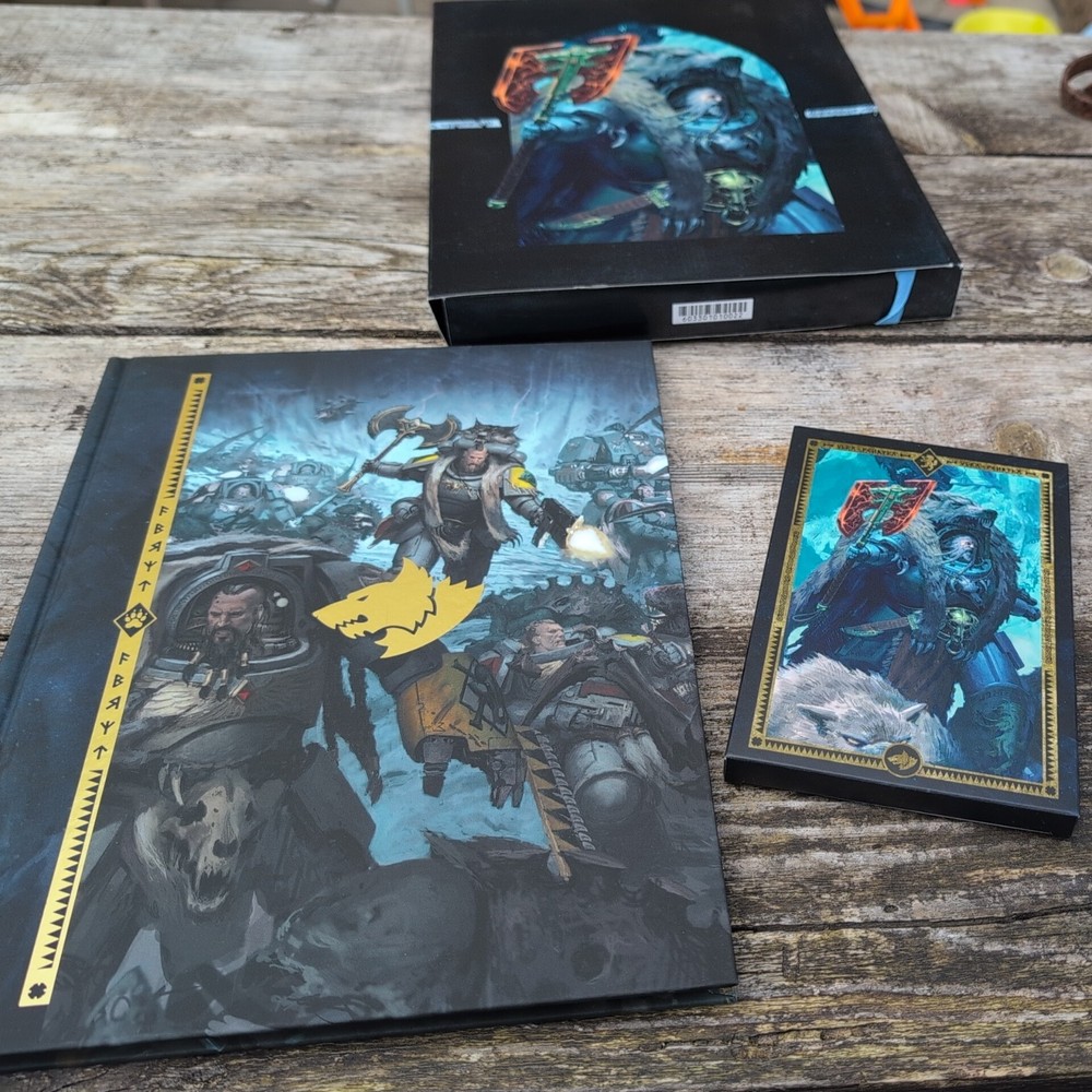 Warhammer 40k Space Wolves 10th Edition Codex Data Cards - Code Used