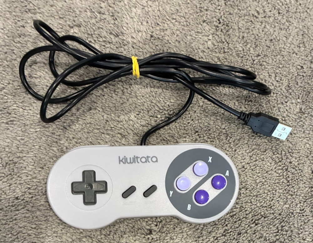 Two (2) N64 USB Controllers & Two (2) SNES USB Controllers - New & Unused!