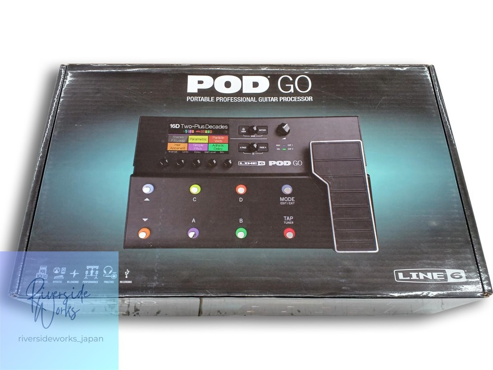 LINE6 Effects Pedal POD GO Multi-Effects Guitar Processor JP