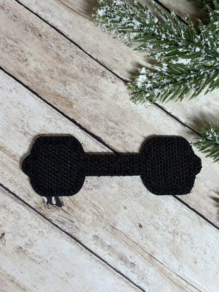 PVC Tactical Patch - Morale American Flag Barbell Patch - Weightlifting Patch