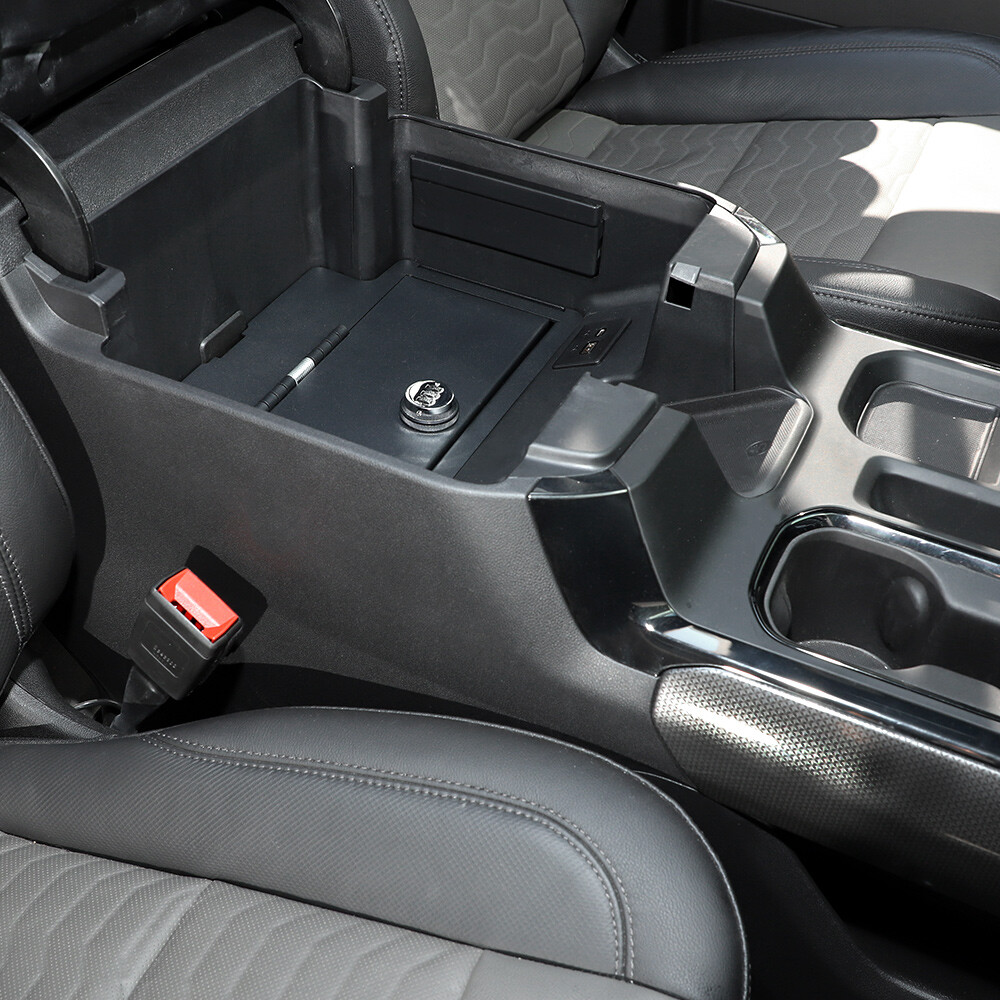 Console Armrest Vault Safe Box Lock Fit For Chevrolet Silverado GMC Sierra 2022+