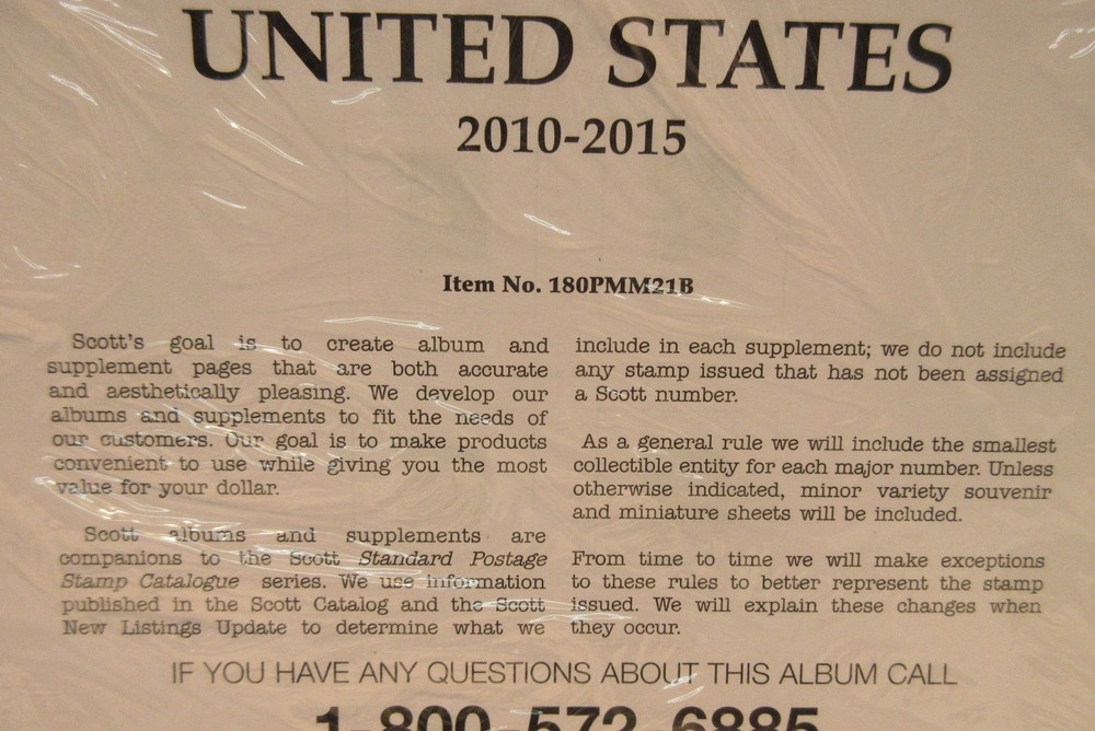 Scott Minuteman 21st Century Stamp Pages 2010 - 2015 United States 180PMM21B