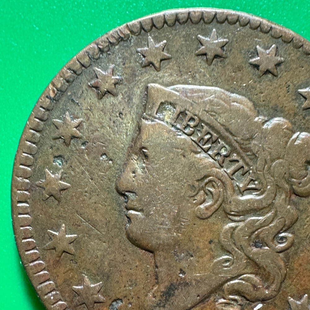 1832 Large Cent LL US LC0105