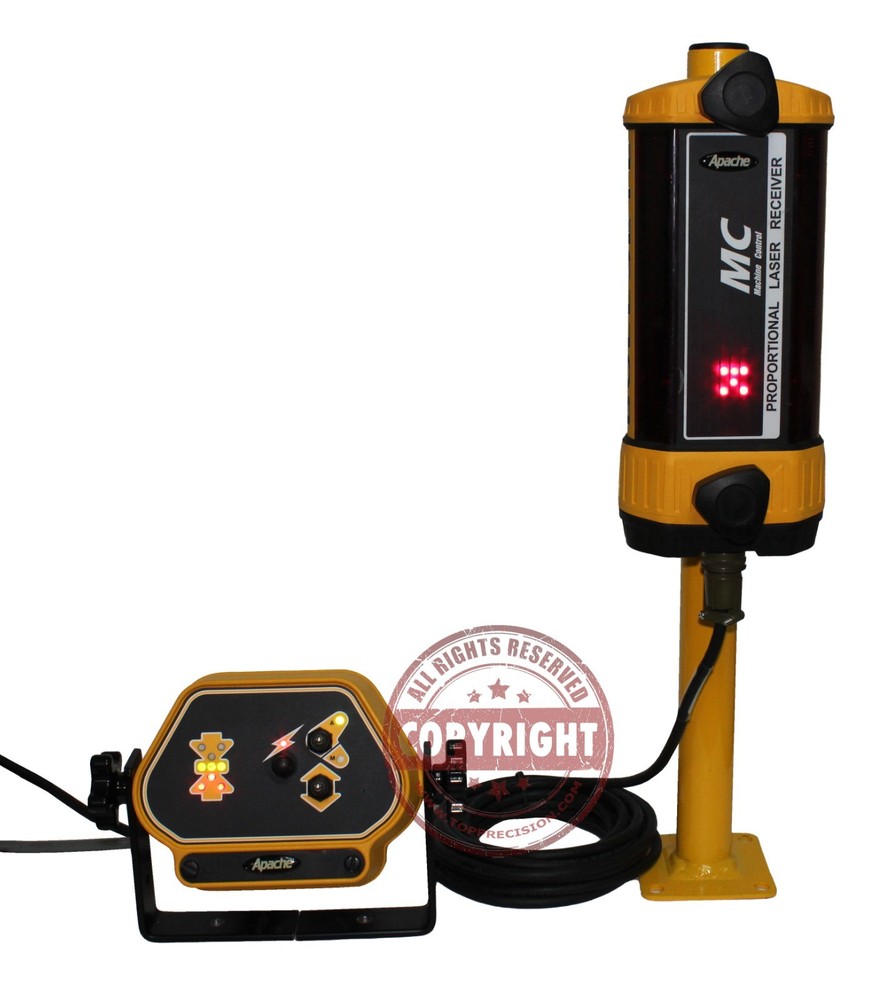 APACHE CB26, TRIMBLE CB40 LASER MACHINE CONTROL, DOZER, SCRAPER, LEVEL, SPECTRA