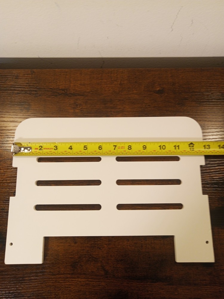 Small White Wall Mount Floating Projector Shelf Rack For TV Projector