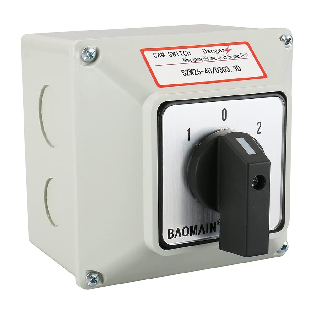 Professional Grade Universal Changeover Switch 40A 660V - 3 Phase, 12 Terminals