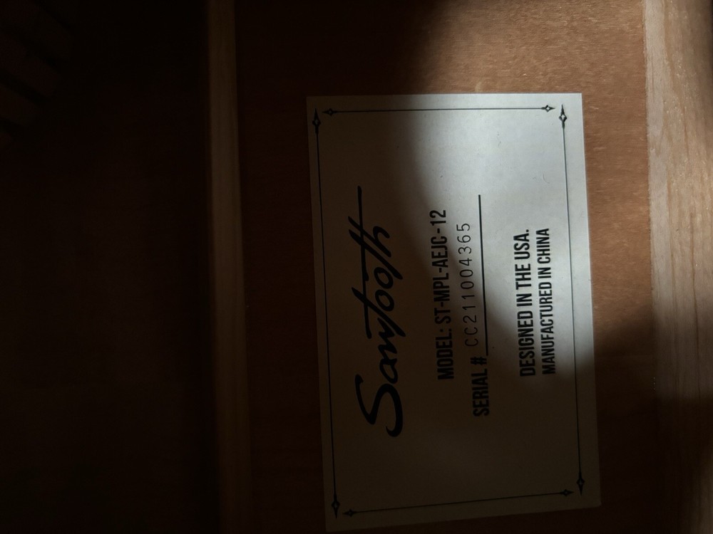 Sawtooth 12 String Guitar + Chromocast Hardshell Case