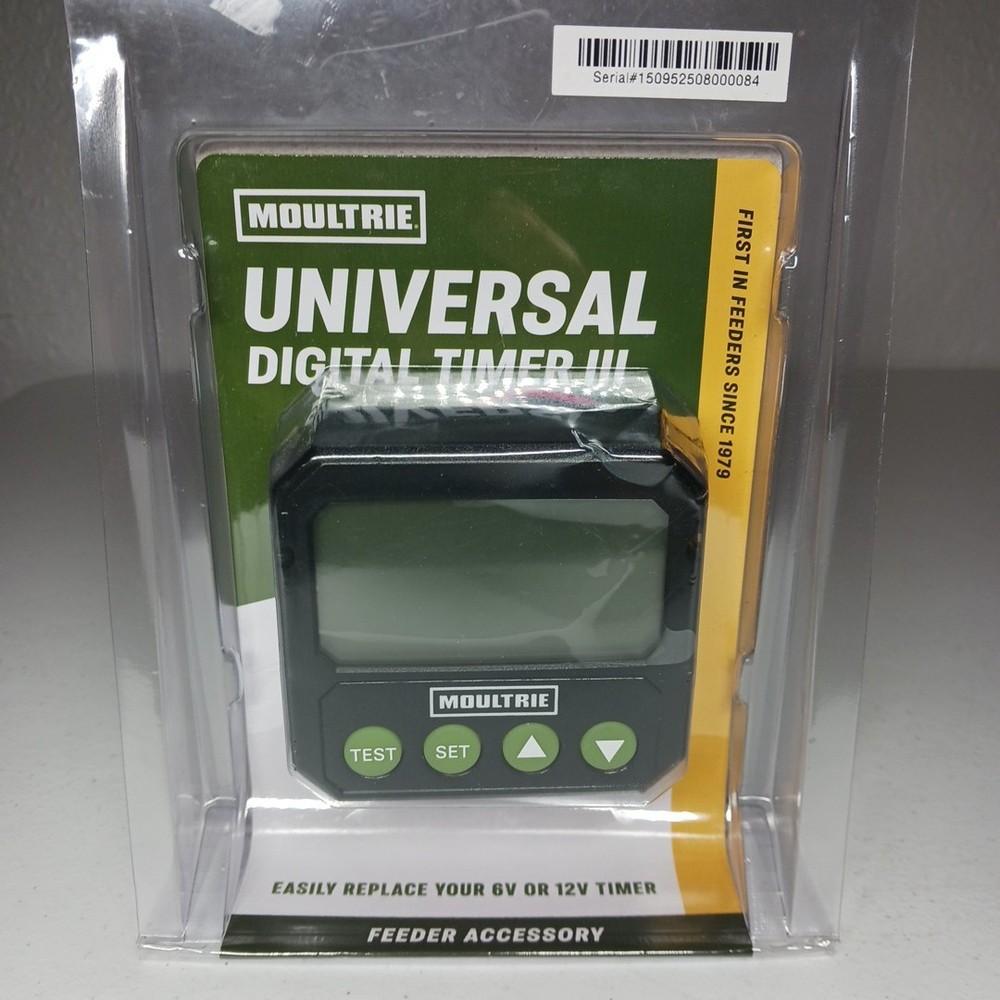 Moultrie Universal Digital Timer III - Deer Feeder Timer BLUETOOTH 6 OR 12 Volt