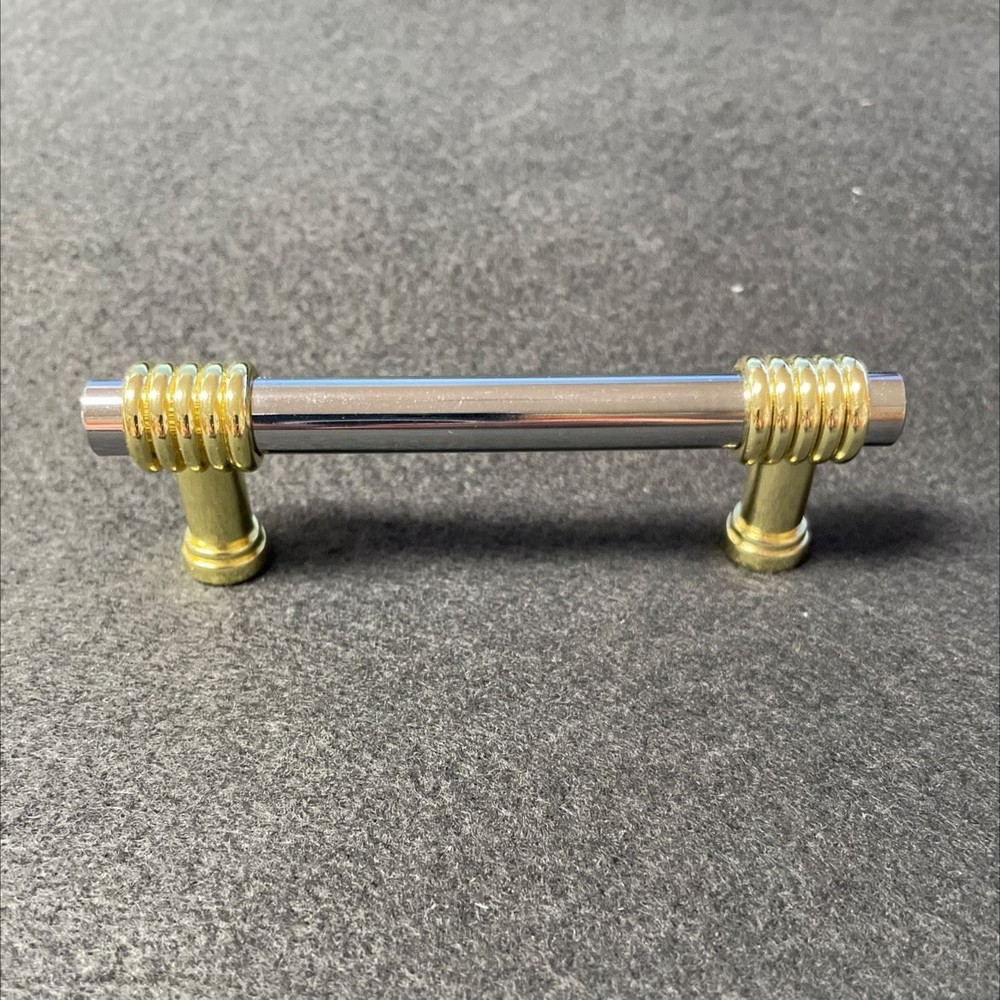 3" Rod Pull Chrome and Brass