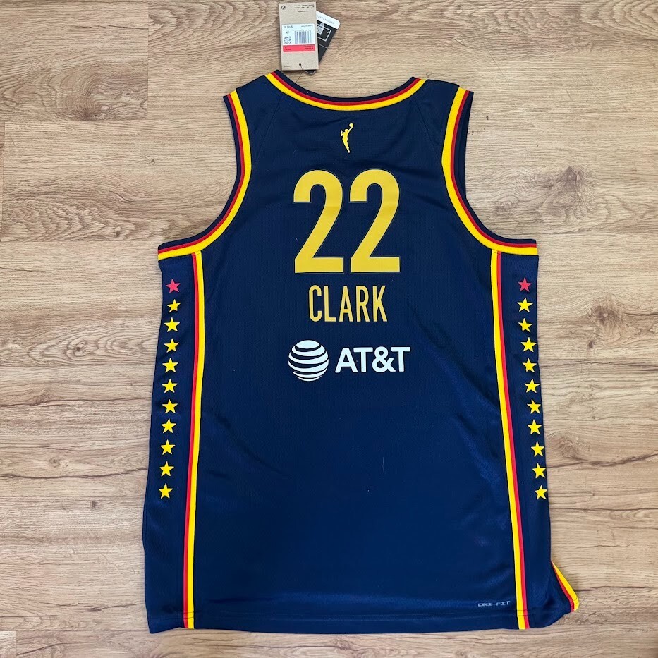 New Nike Caitlin Clark #22 Indiana Fever Jersey WNBA Explorer Victory Size Large