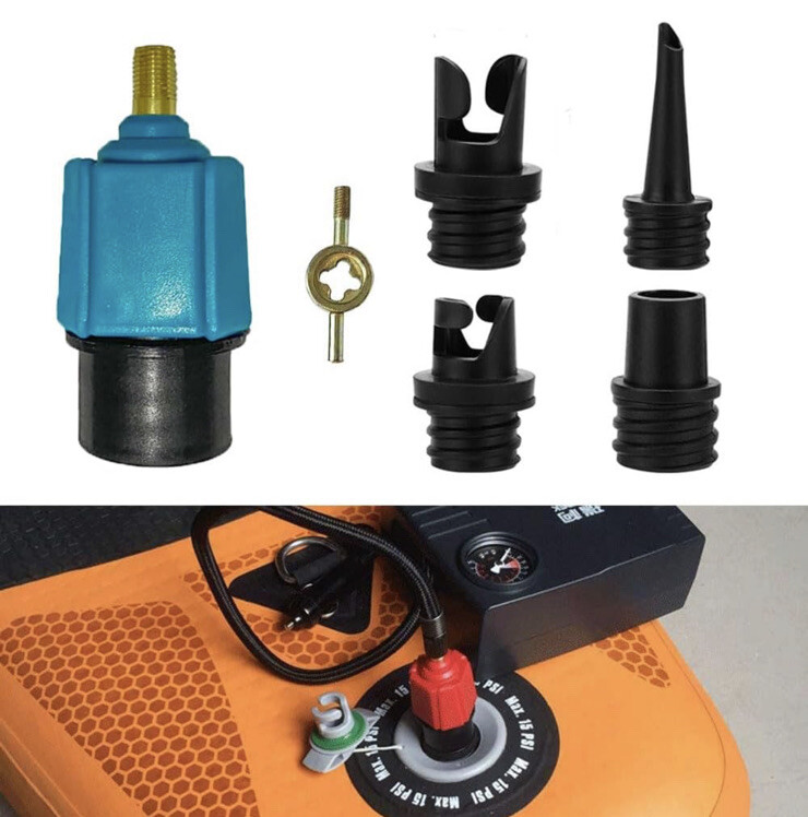 PeSandy Inflatable SUP Pump Adaptor Compressor Multifunction SUP Valve