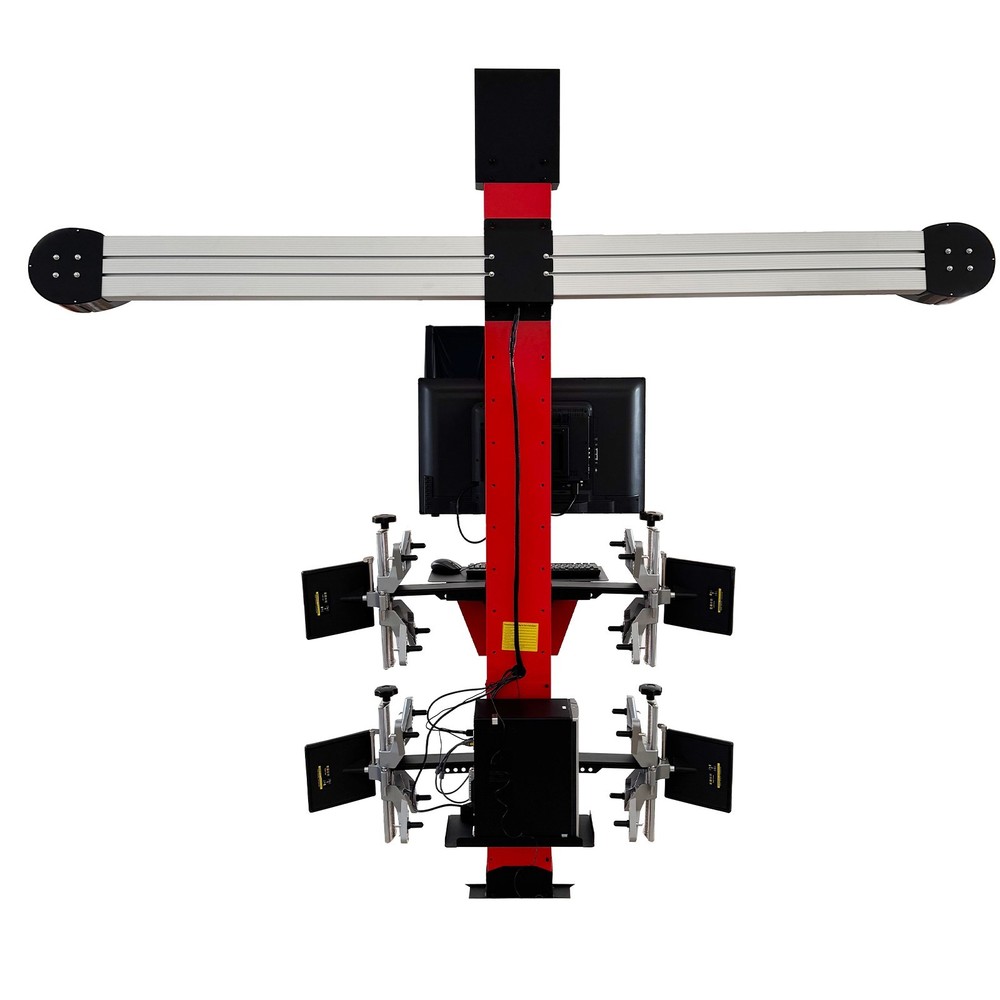110V Commercial 3D Wheel Alignment System LED Smart Alignment Machine 0.01°