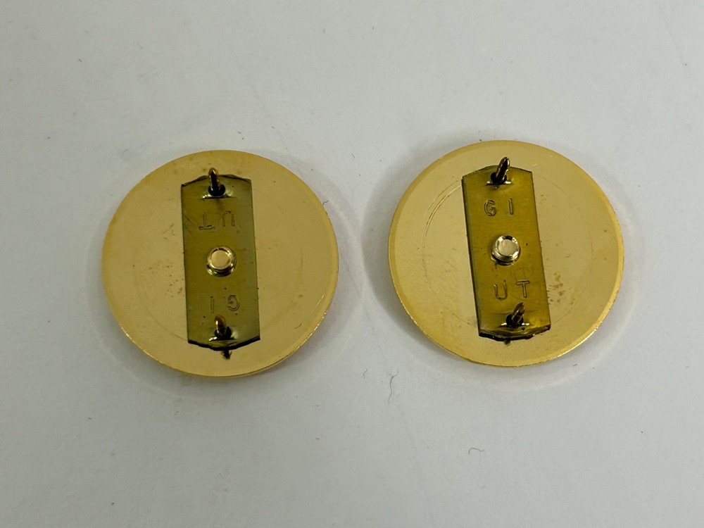 US Army Collar Disk Pins