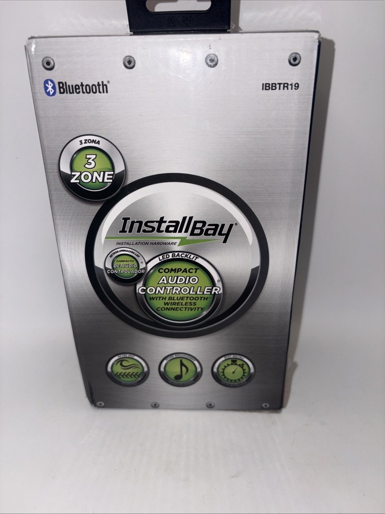 INSTALL BAY 3-Zone AUDIO Controller with Bluetooth Wireless Technology IBBTR19
