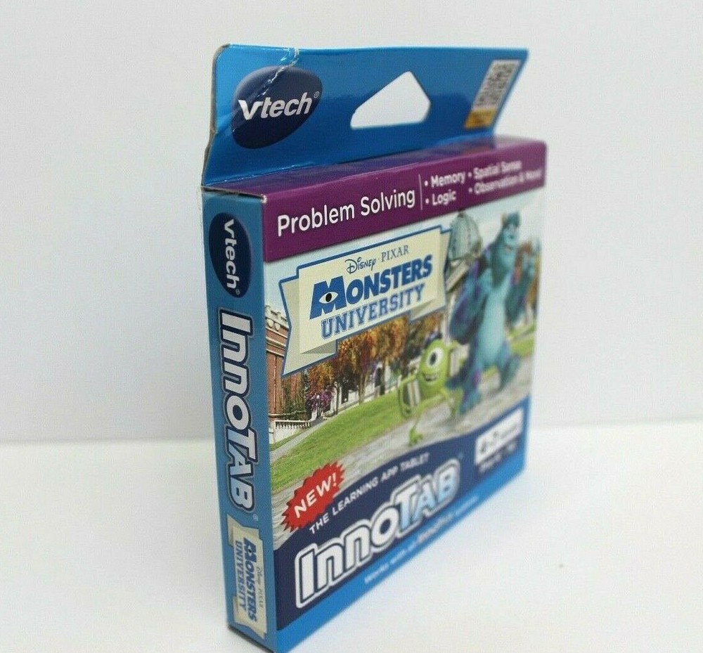 VTech Innotab Problem Solving Disney Pxar Monsters University 4-7 Years Sealed