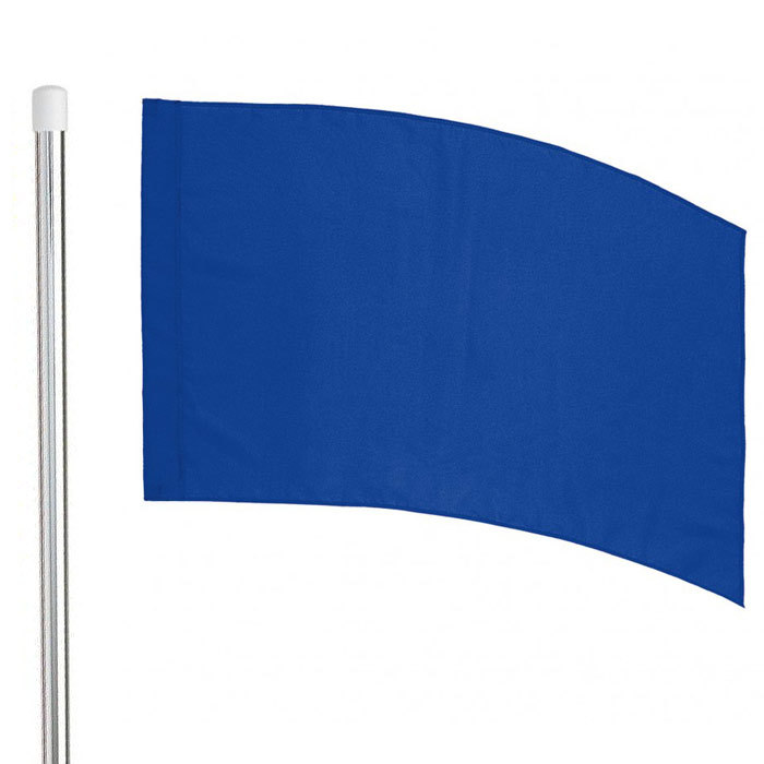 6' Silver Pole, Color Guard Flag, and Weights Package