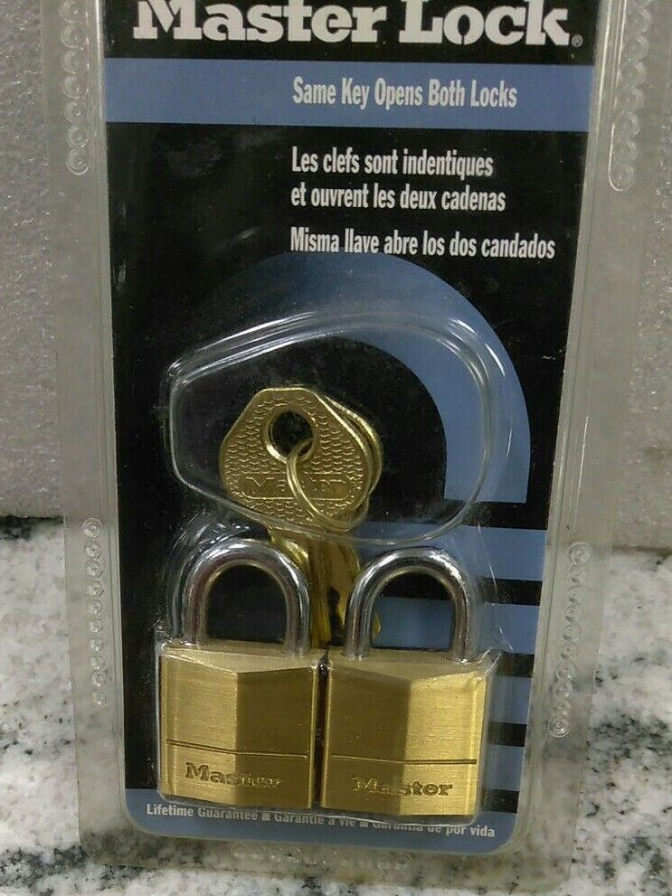 Master Lock 120T Padlock, Solid Brass Lock, 3/4 in. Wide (L25LOBBY