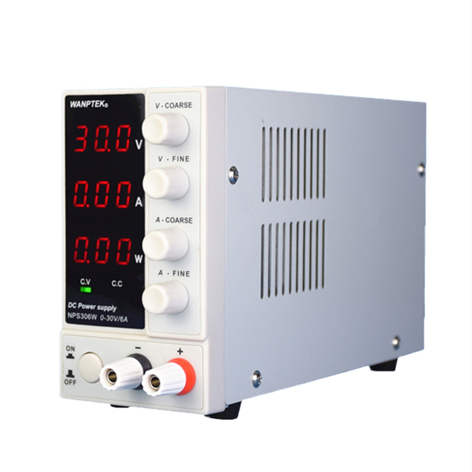 NPS306W Adjustable DC Power Supply 0-30V 0-6A with Digital Display