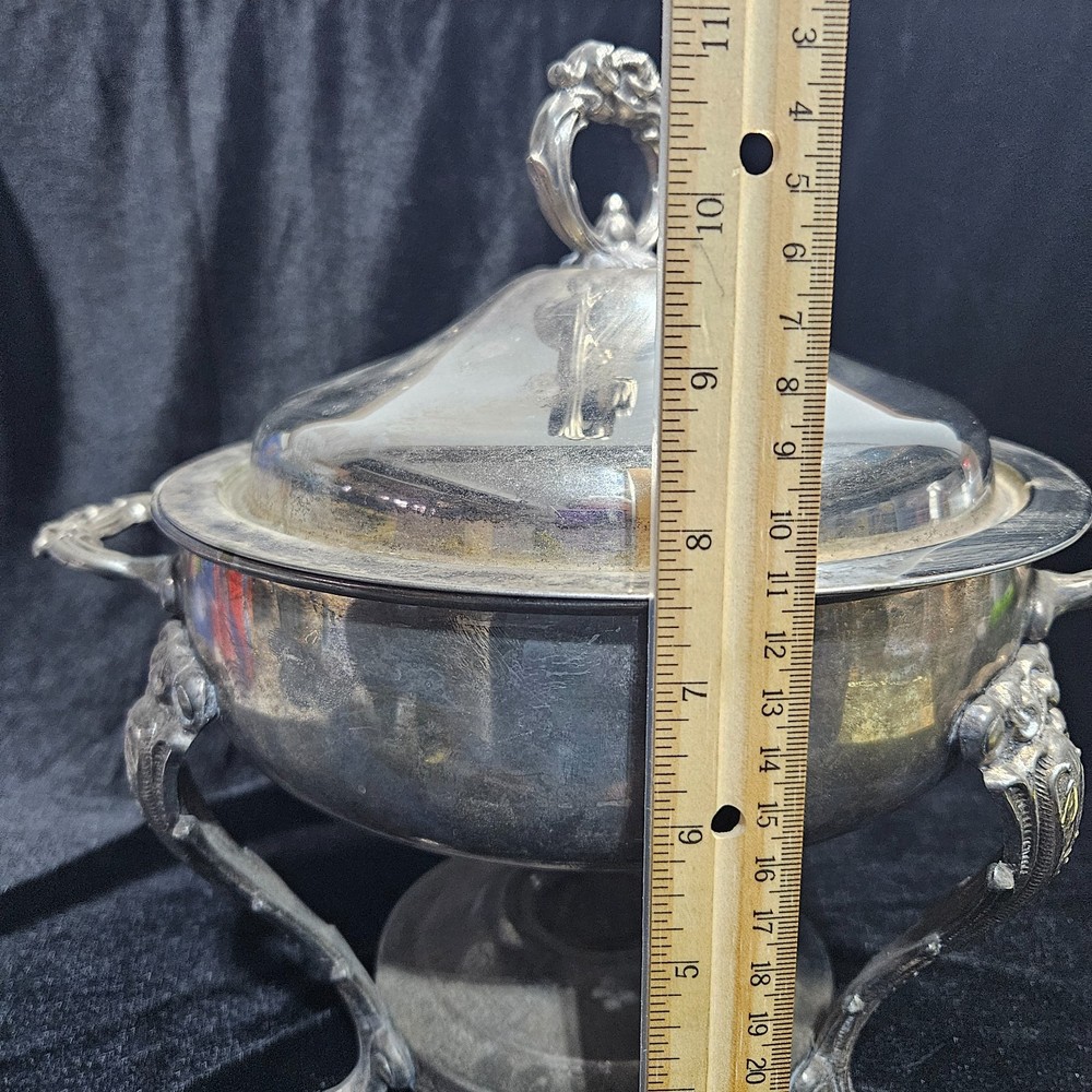 Vintage Silver Plated Chafing Dish