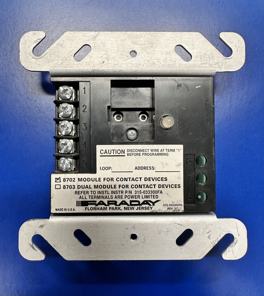 Faraday 8702 Contact Module *USED-Working*