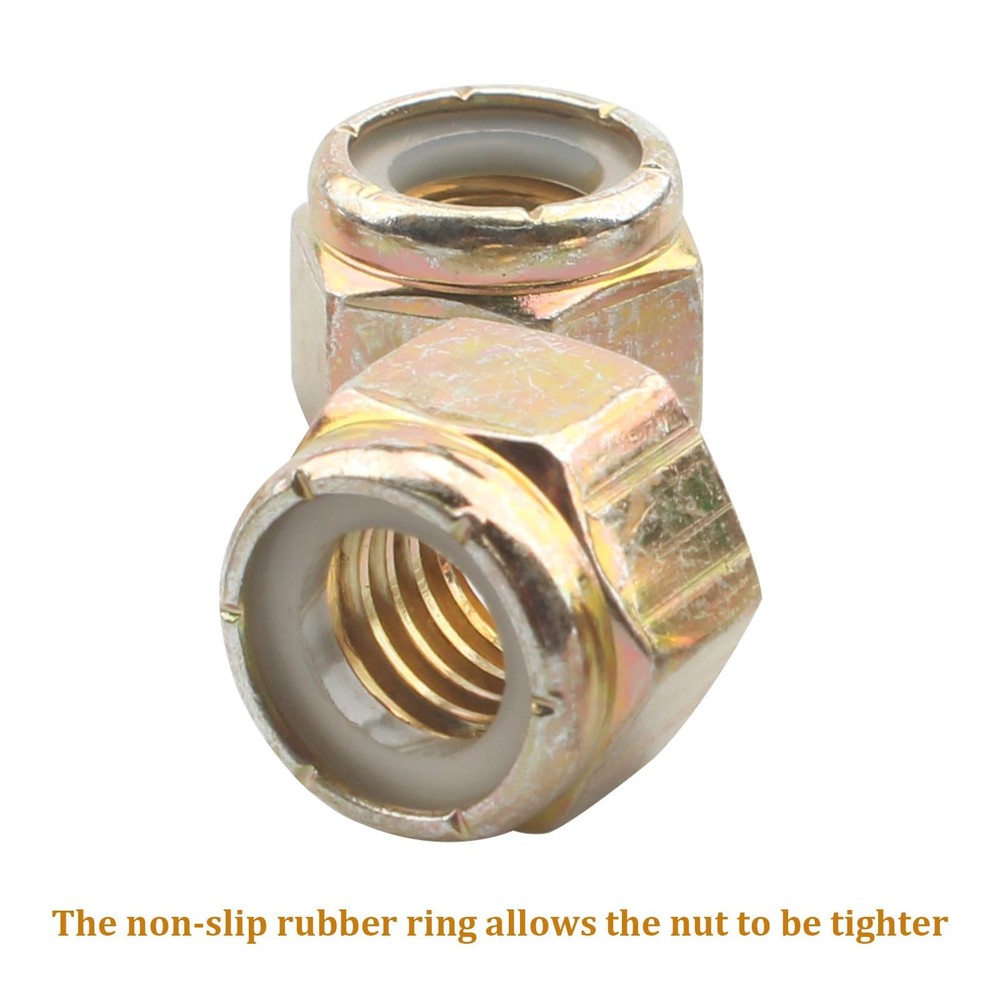5/8-11 Grade 8 Coarse Lock Nuts -10 Pack