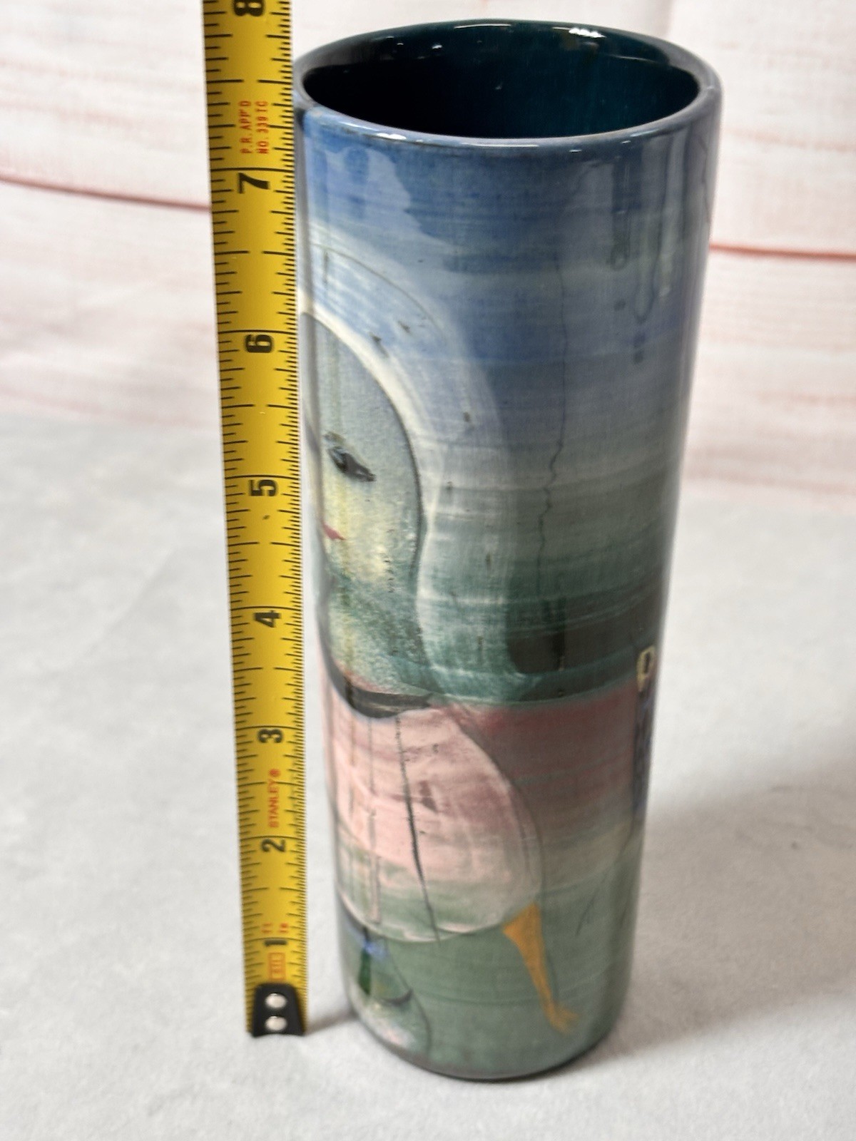 Polia Pillin Mid Century Modern Studio Art Pottery ceramic vase