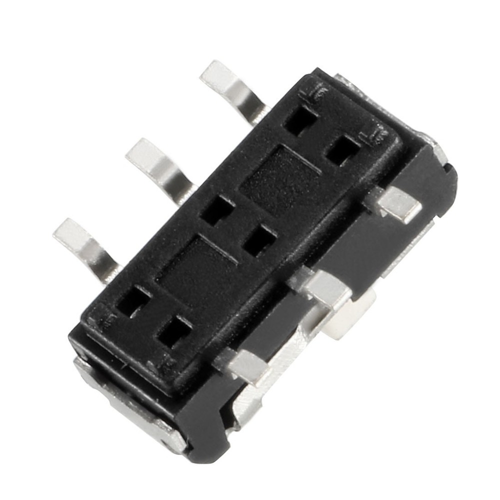 10Pcs 2mm Vertical Slide Switch DPDT 2P2T 6 Terminals PCB Panel Latching