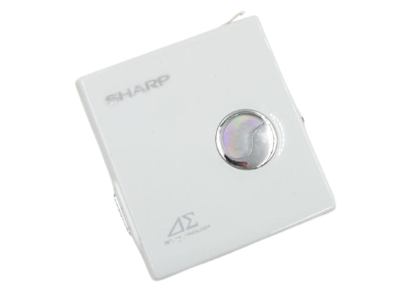SHARP DS30-W 1-BIT Portable MD Player MiniDisc Digital Audio System Good