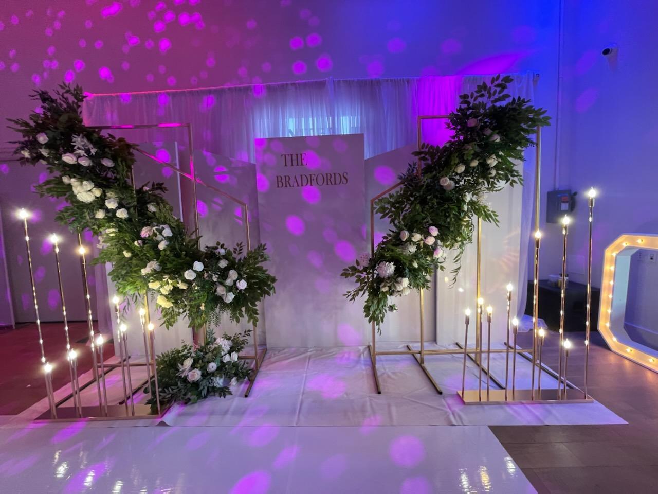 Wedding Dance Party Vinyl Floor Cover Gloss & Matte White & Black Decal Sticker