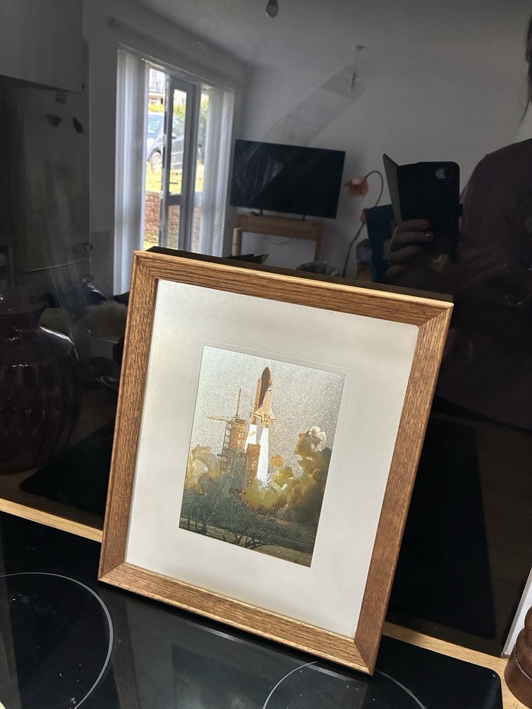 NASA Space Shuttle Launch Framed Print