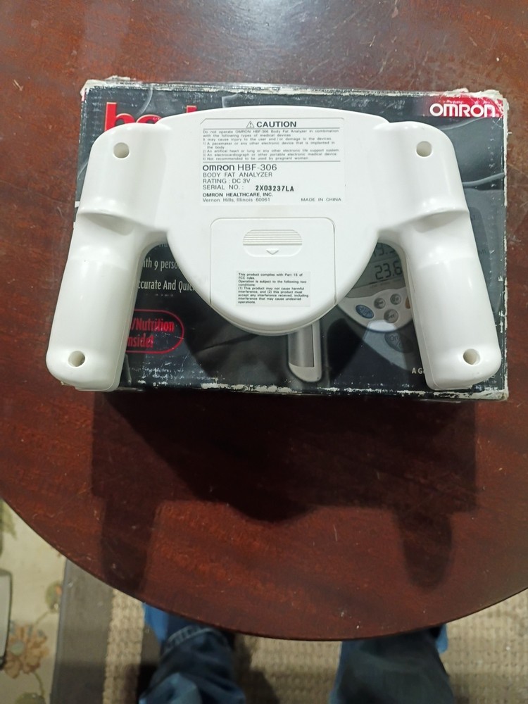Omron HBF-306BL Body Logic Body Fat Analyzer BMI Tested Working