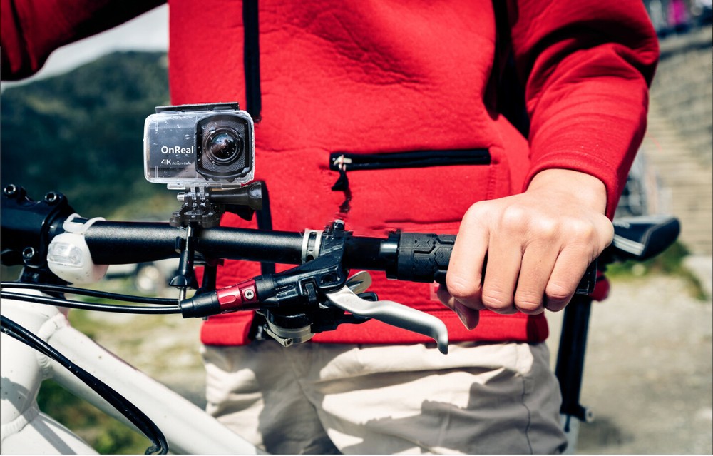 OnReal Native 4K Waterproof Action Camera w/ Image Stabilization & 2.45" LCD