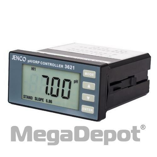 Jenco Instruments 3621, Industrial pH/ORP Controller, LCD Display