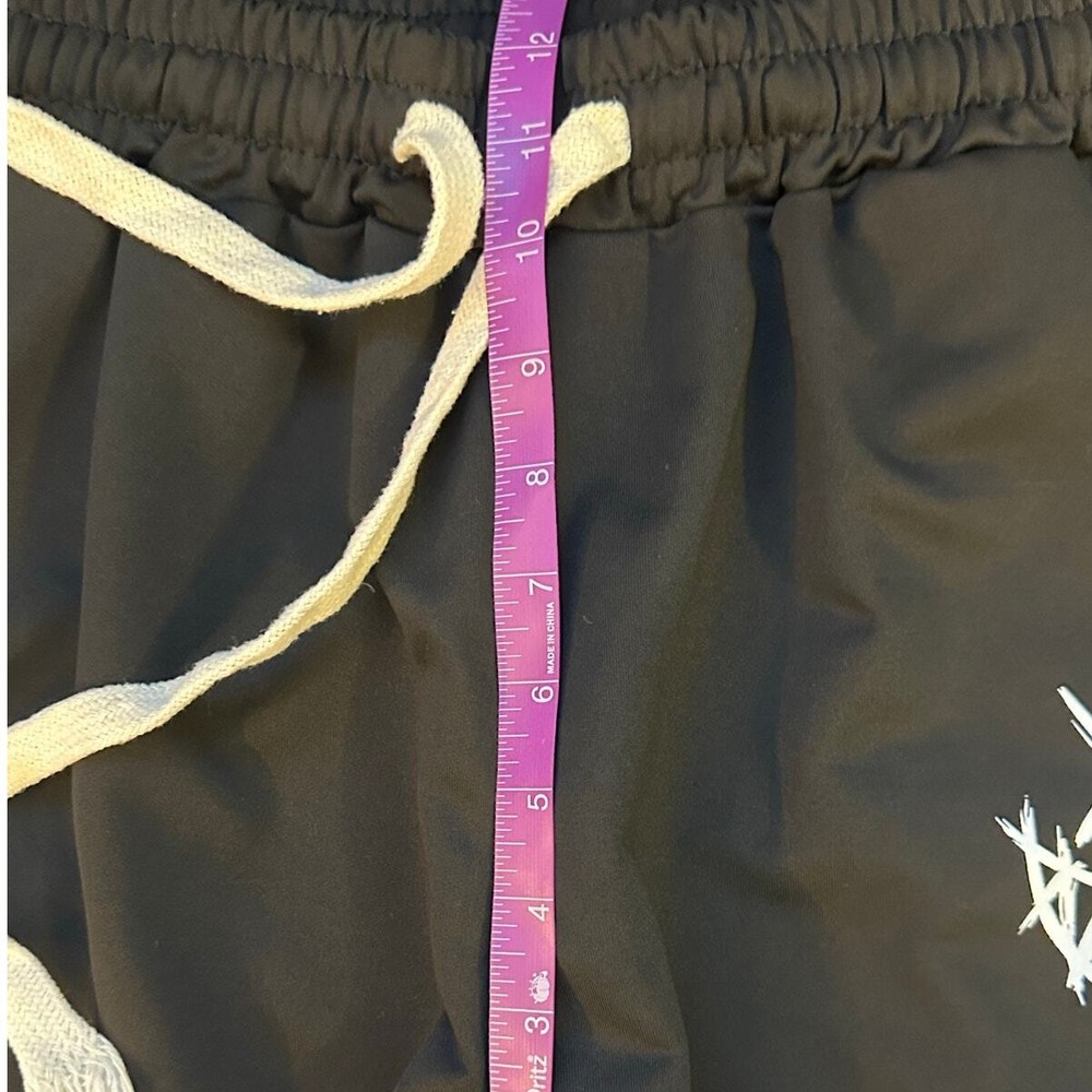 Black Performance Wear Pull On Logo Joggers Size L