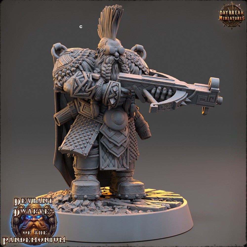 Deviant Dwarf Warrior | DayBreak Miniatures