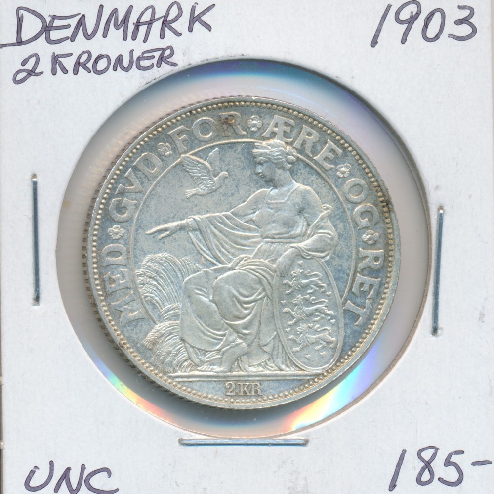 Denmark 2 Kroner 1903 - UNC