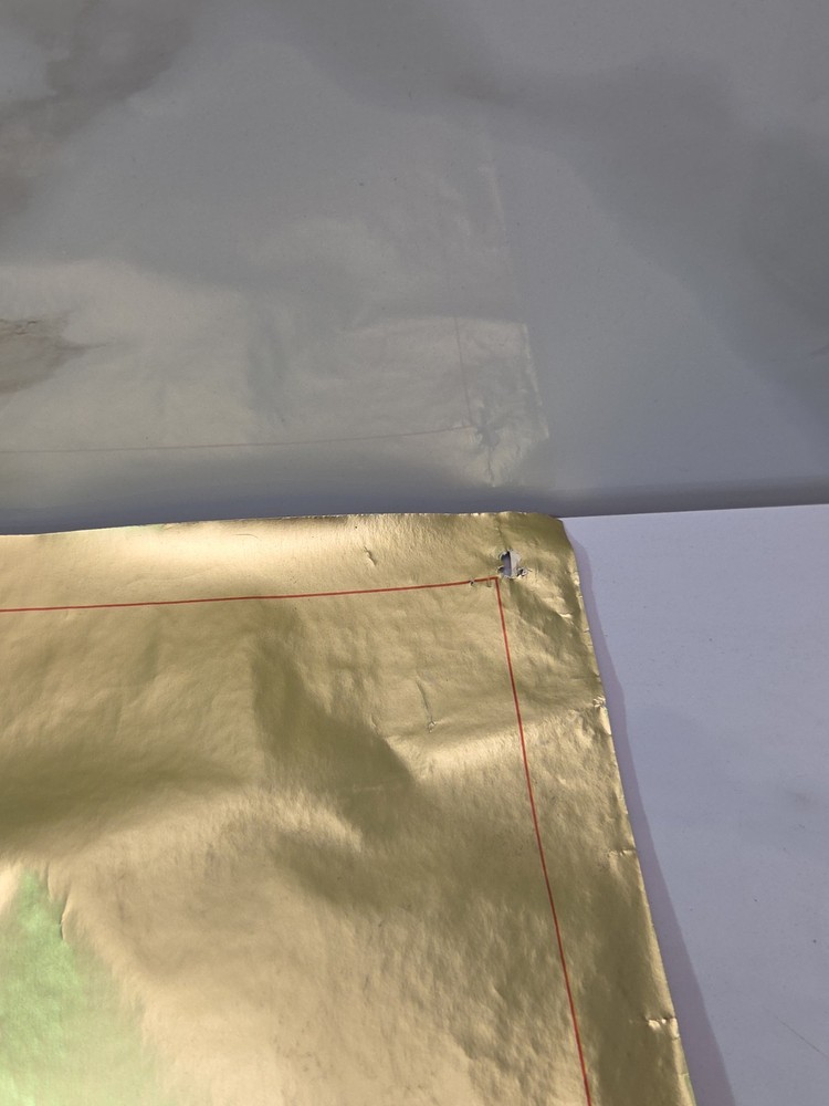 Toto IV 1982 Promo Poster Gold Metallic Foil Surface 24x35.5