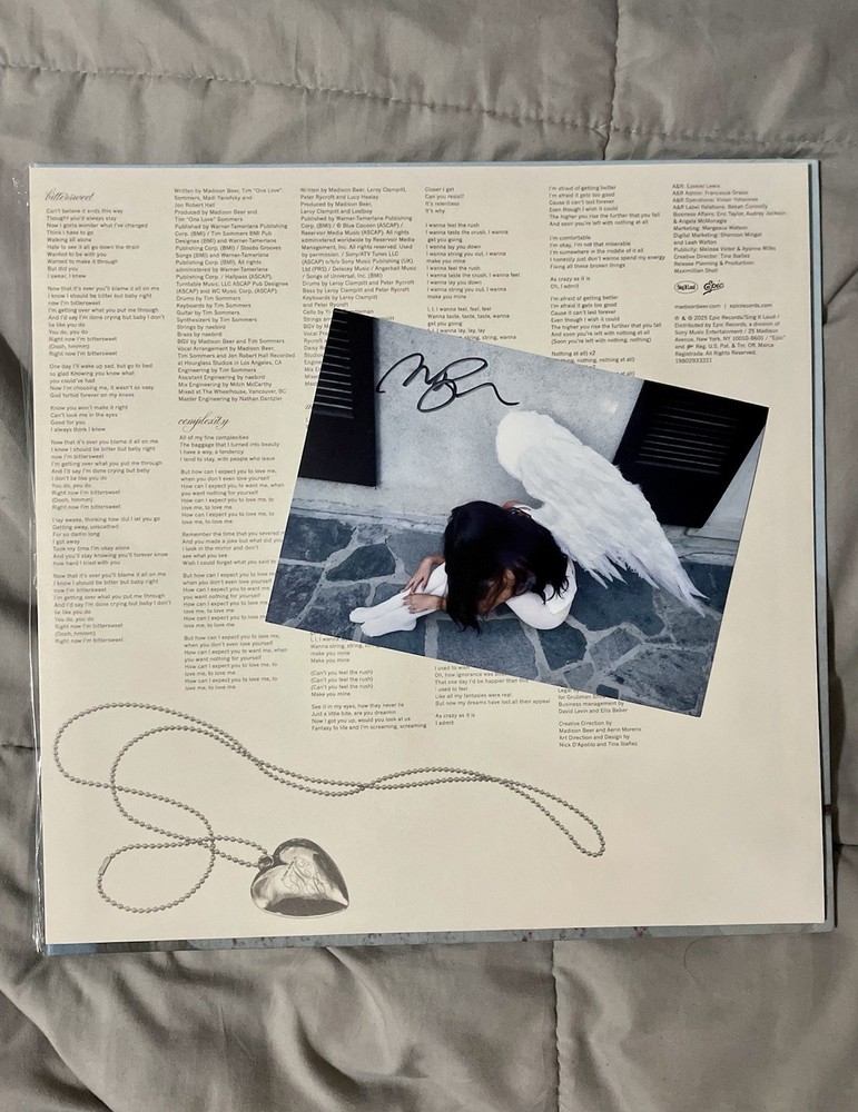 Locket Signed Vinyl Madison Beer
