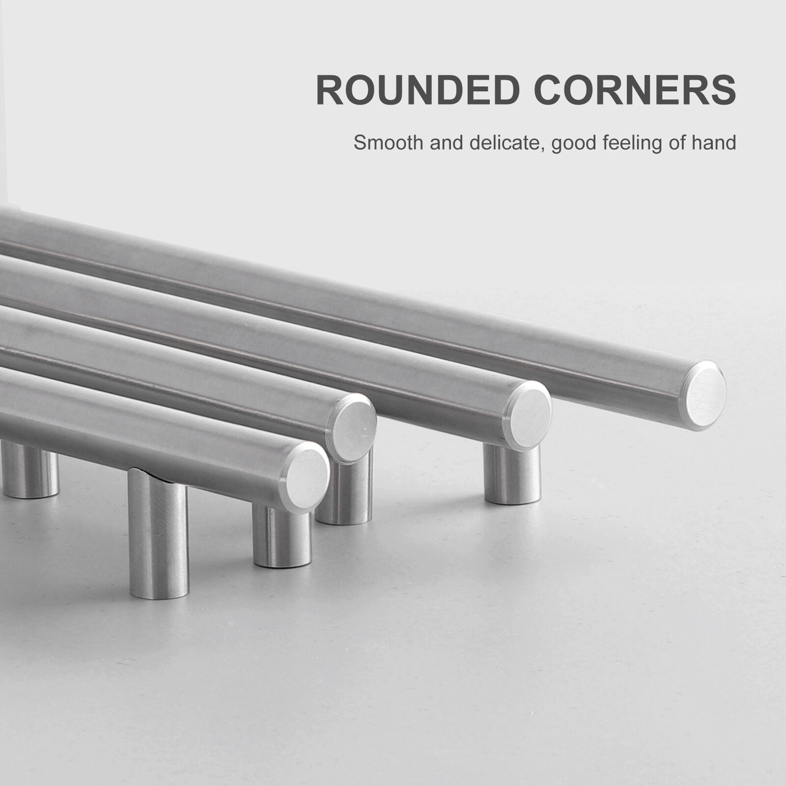 Brushed Nickel Cabinet Pulls Stainless Steel Drawer T Bar Door Handles Lot