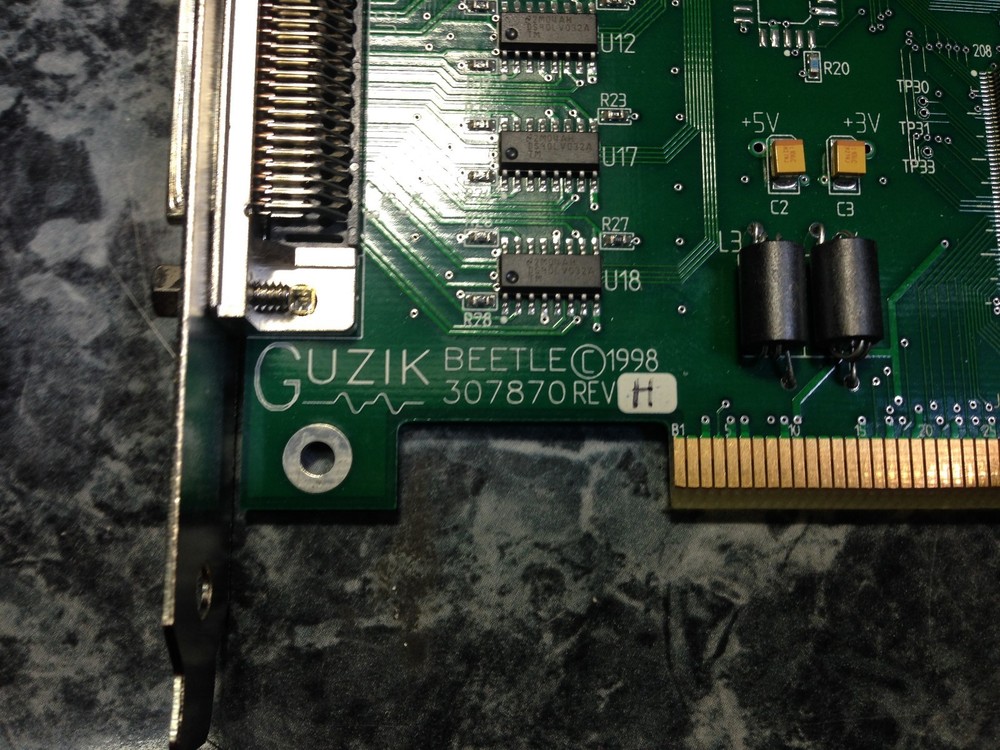Guzik Beetle 307870 Rev H. PCI Motion Controller