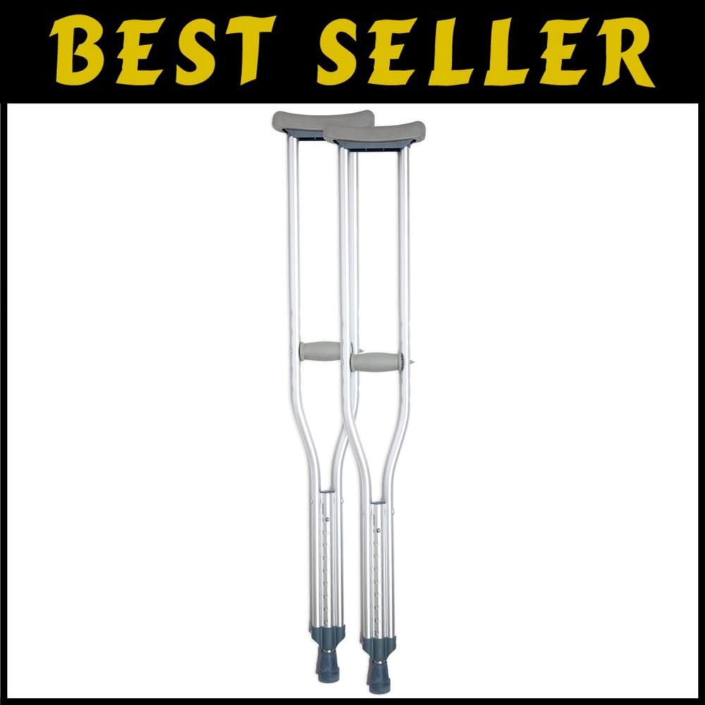Lightweight Height Adjustable Crutches