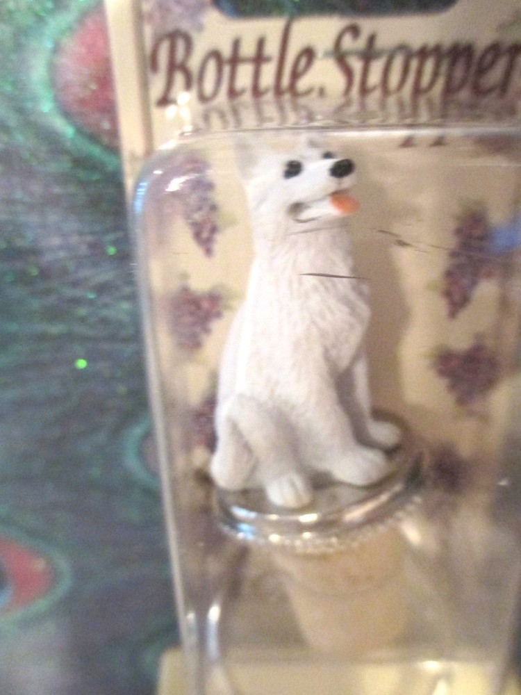 GERMAN SHEPHERD WHITE WINE STOPPER