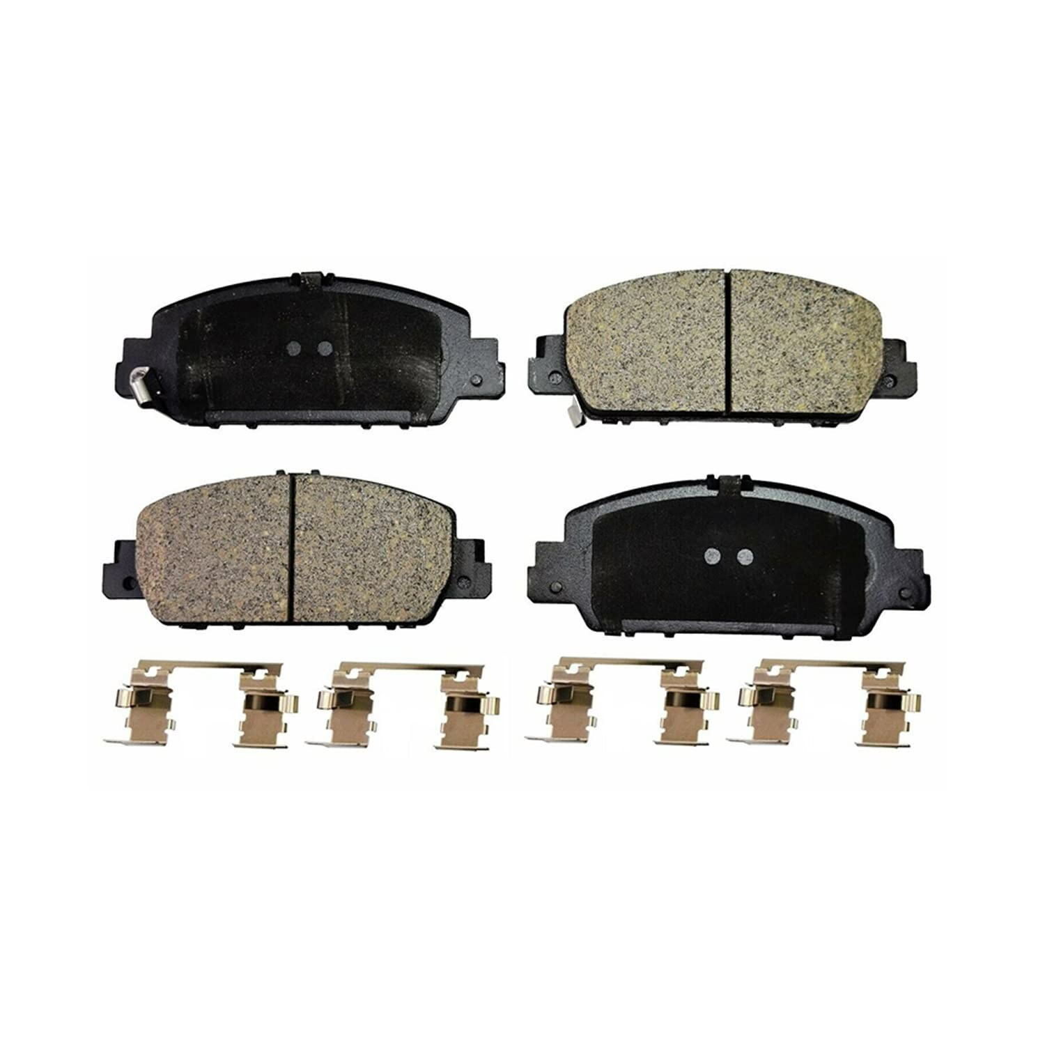 Front Rotors + Ceramic Brake Pads for 2013 2014 2015 2016 2017-2022 Honda Accord