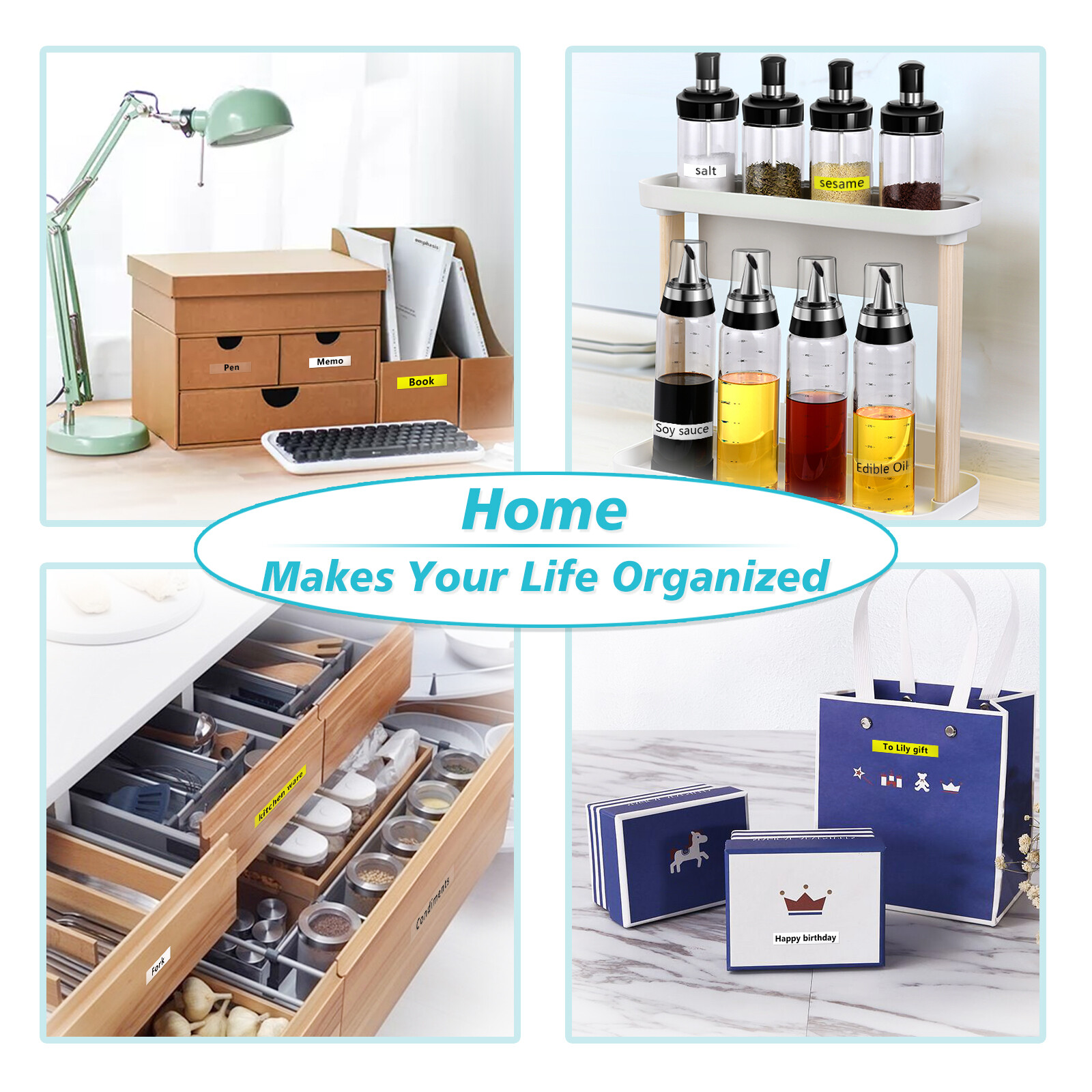 10PK Dymo Letratag Refill 91330 White Paper 12mm Label Tape 1/2 for Dymo LT-100H