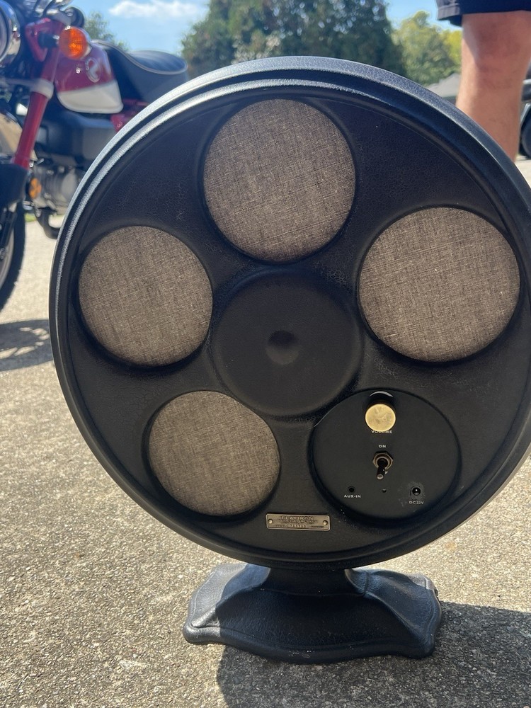 Flatiron Model-E Speaker oval, vintage style Bluetooth, tested and works