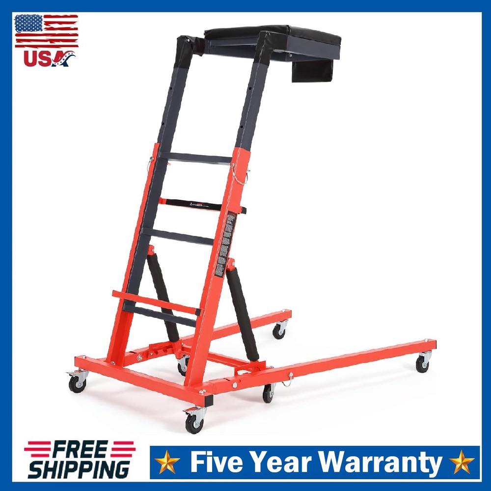 Foldable Automotive Topside Creeper ,Adjustable Height Engine Creeper & 6 Wheels