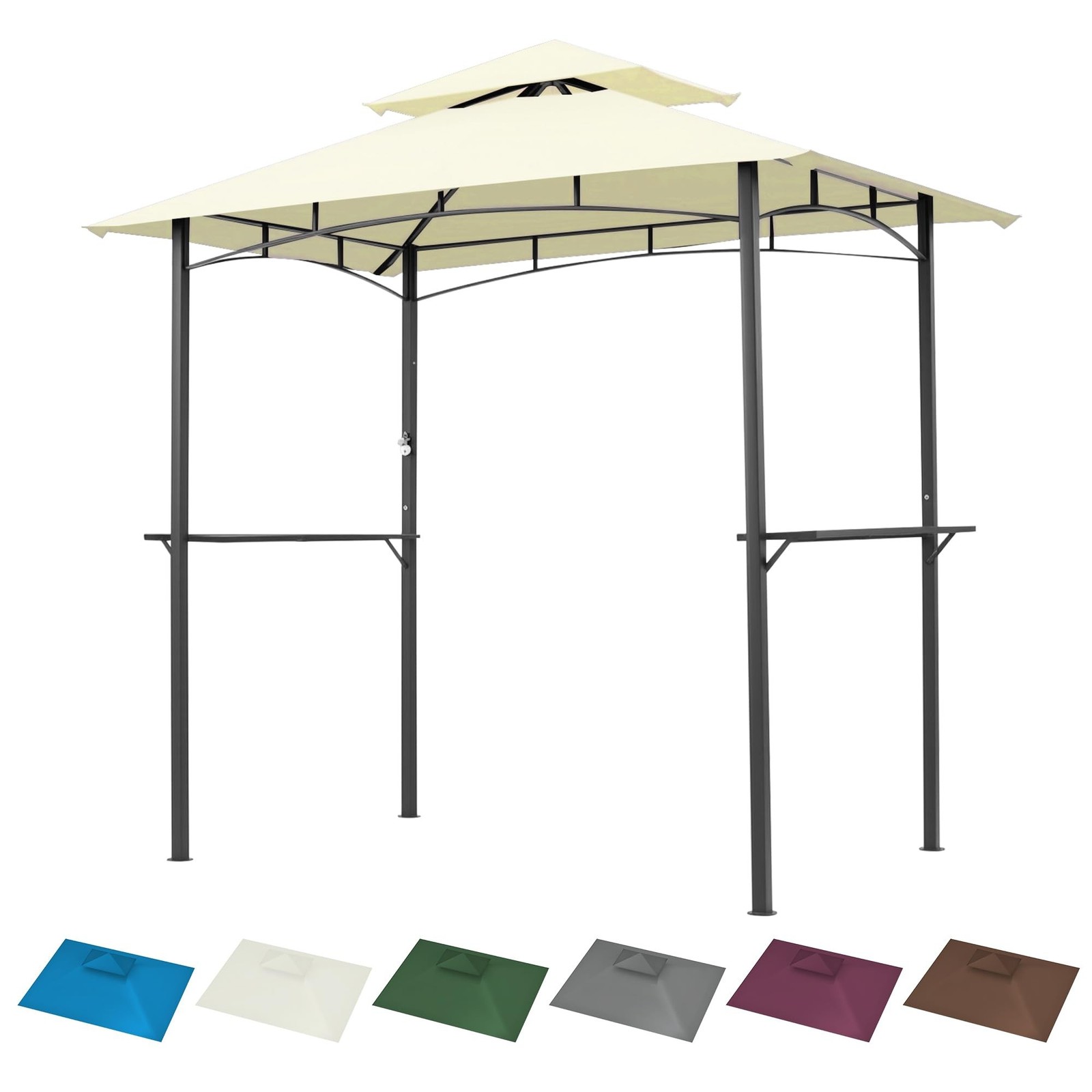 Gazebo Canopy Replacement Top - Grill Gazebo Replacement Canopy Roof – 5x8