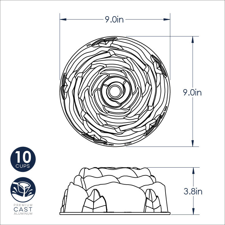 Nordic Ware Rose Bundt® Pan
