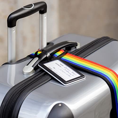 TSA Luggage Strap - Secure Adjustable Strap for Suitcases with Multicolor